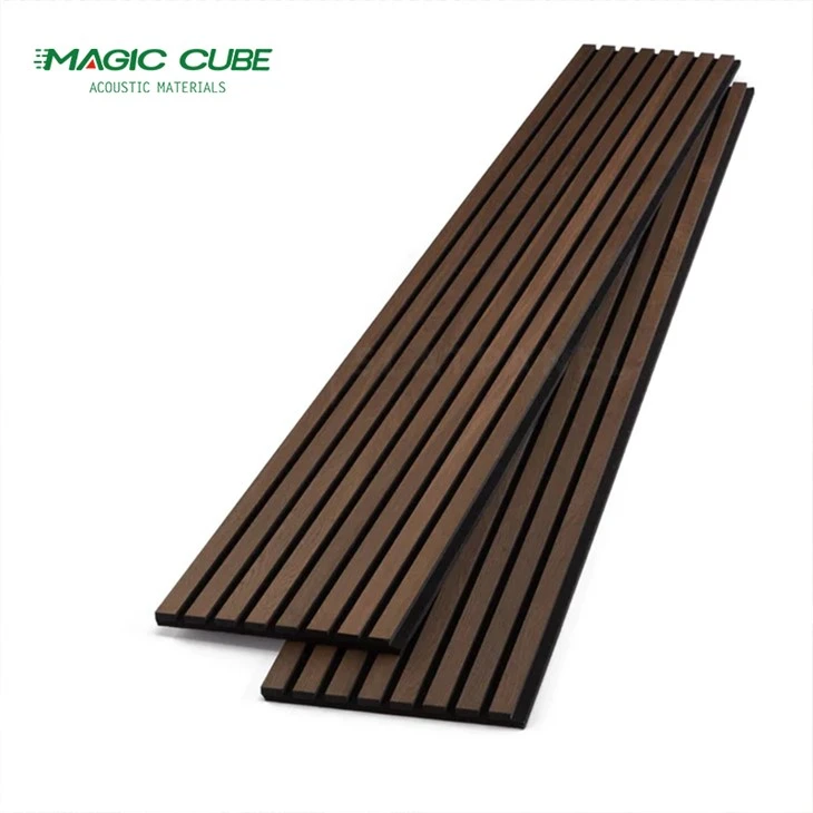 Acoustic Pet Wood Slat Panel